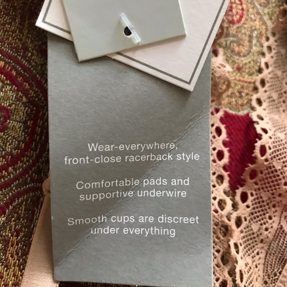 SOLD! Gap T-Shirt BRA~Front Cls LACE Back~34A ~NEW - Picture 7 of 7